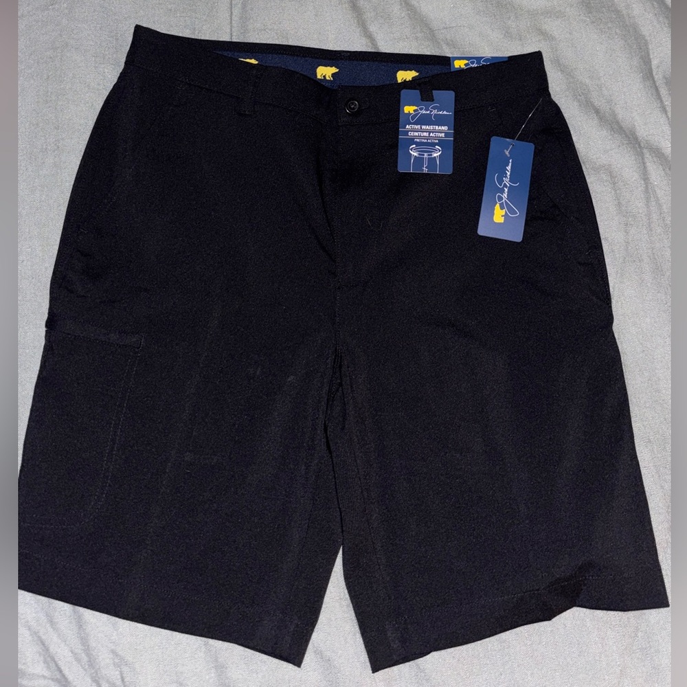 Jack Nicklaus Classic Black Men's Shorts NWT